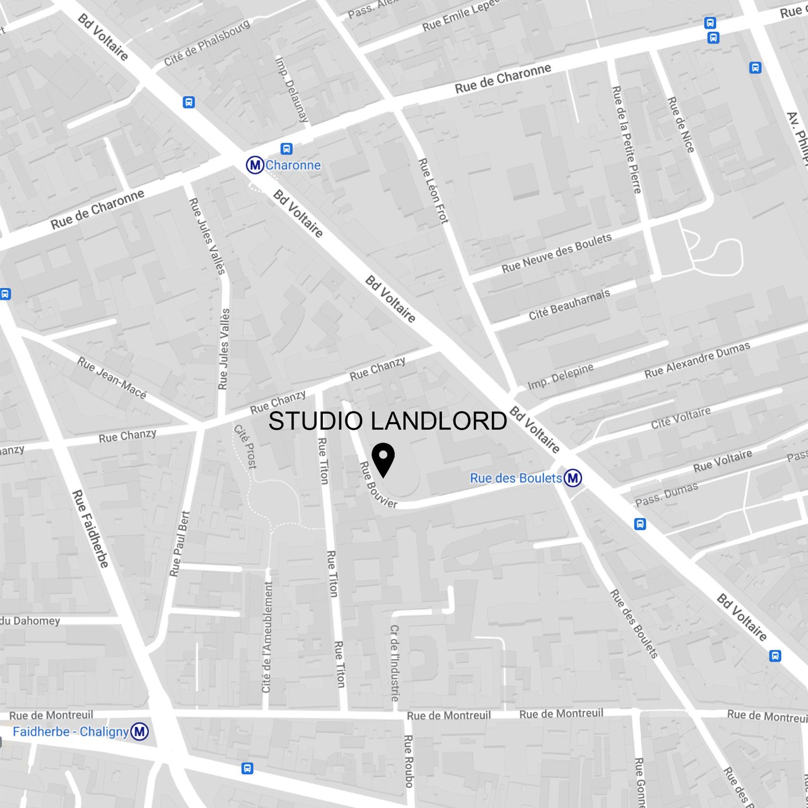 Studio Landlord, 20 rue Bouvier